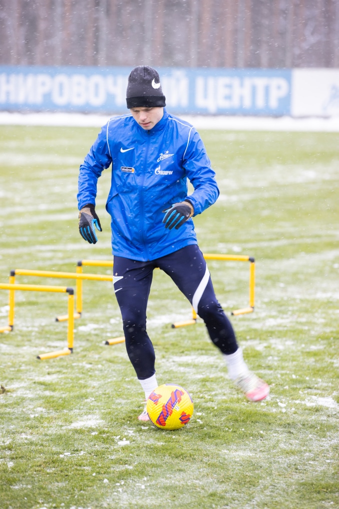 Тренировка «Зенита» перед матчем с «Ростовом»
