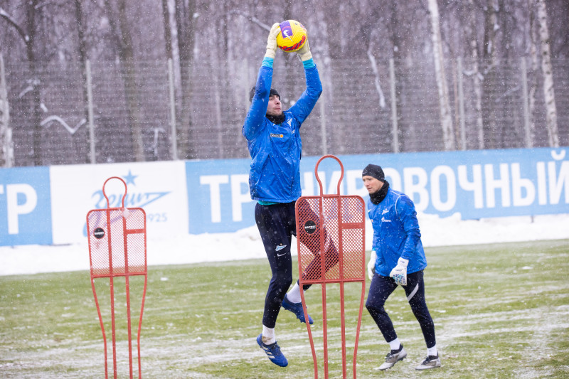 Тренировка «Зенита» перед матчем с «Ростовом»