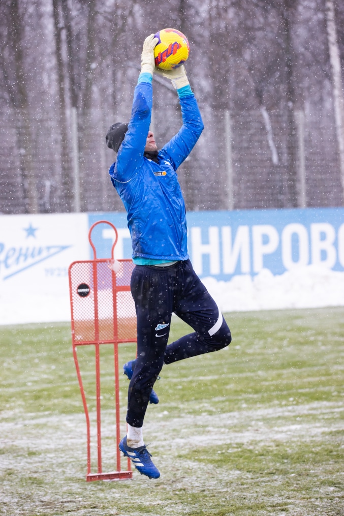 Тренировка «Зенита» перед матчем с «Ростовом»