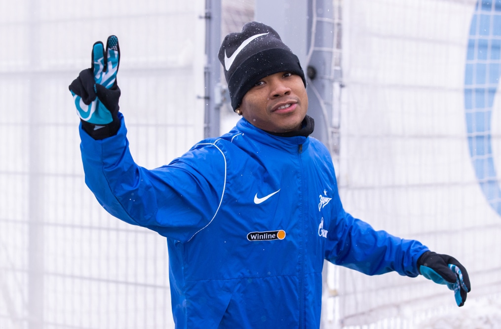 Тренировка «Зенита» перед матчем с «Ростовом»