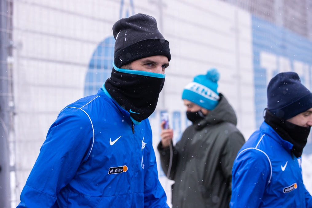 Тренировка «Зенита» перед матчем с «Ростовом»