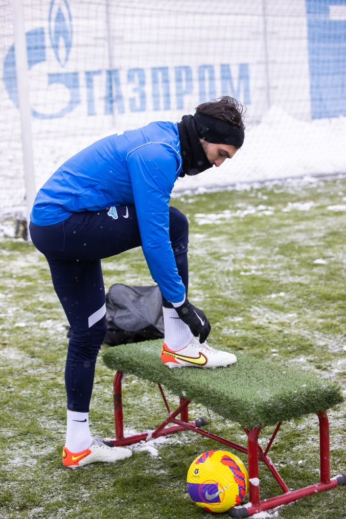 Тренировка «Зенита» перед матчем с «Ростовом»