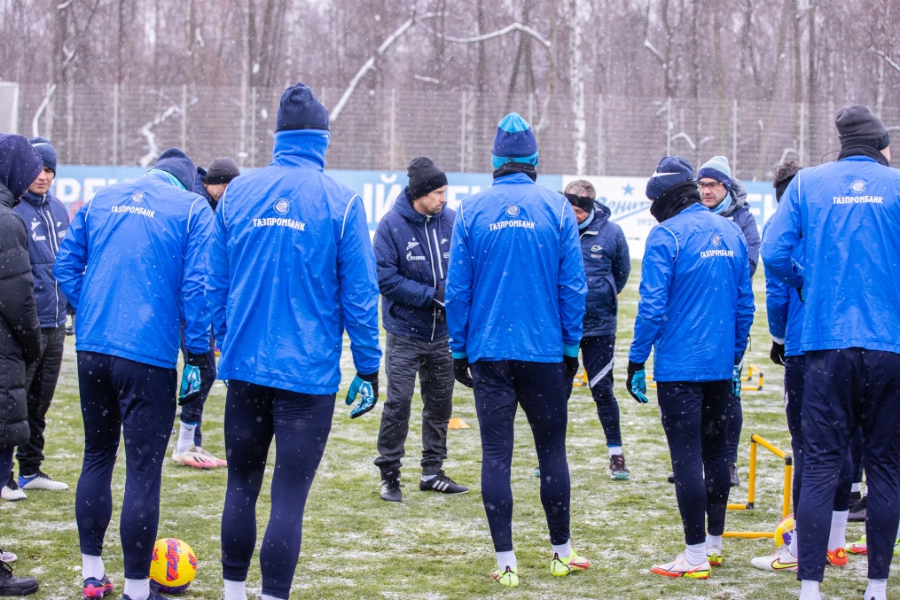Тренировка «Зенита» перед матчем с «Ростовом»