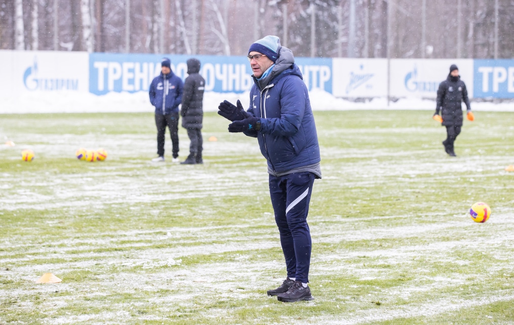 Тренировка «Зенита» перед матчем с «Ростовом»