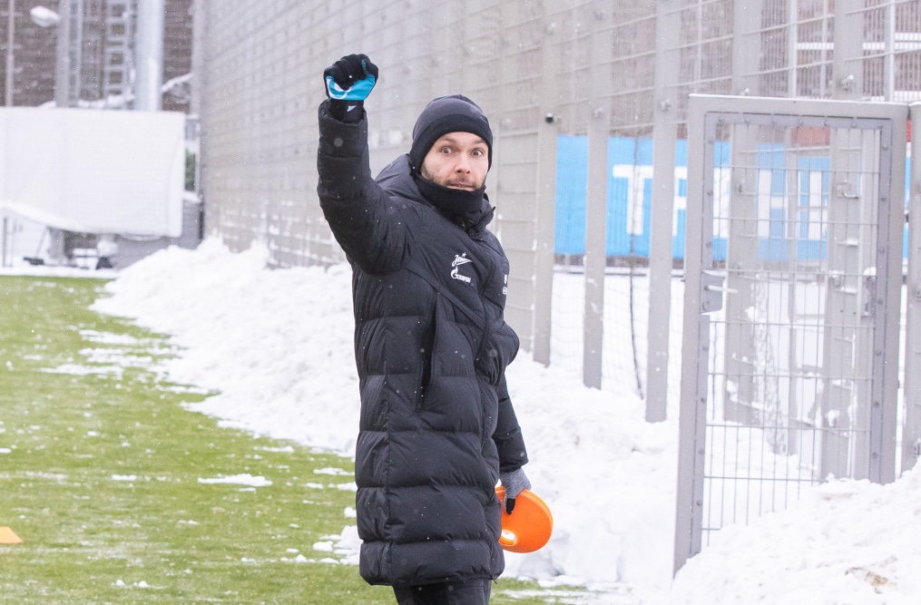 Тренировка «Зенита» перед матчем с «Ростовом»