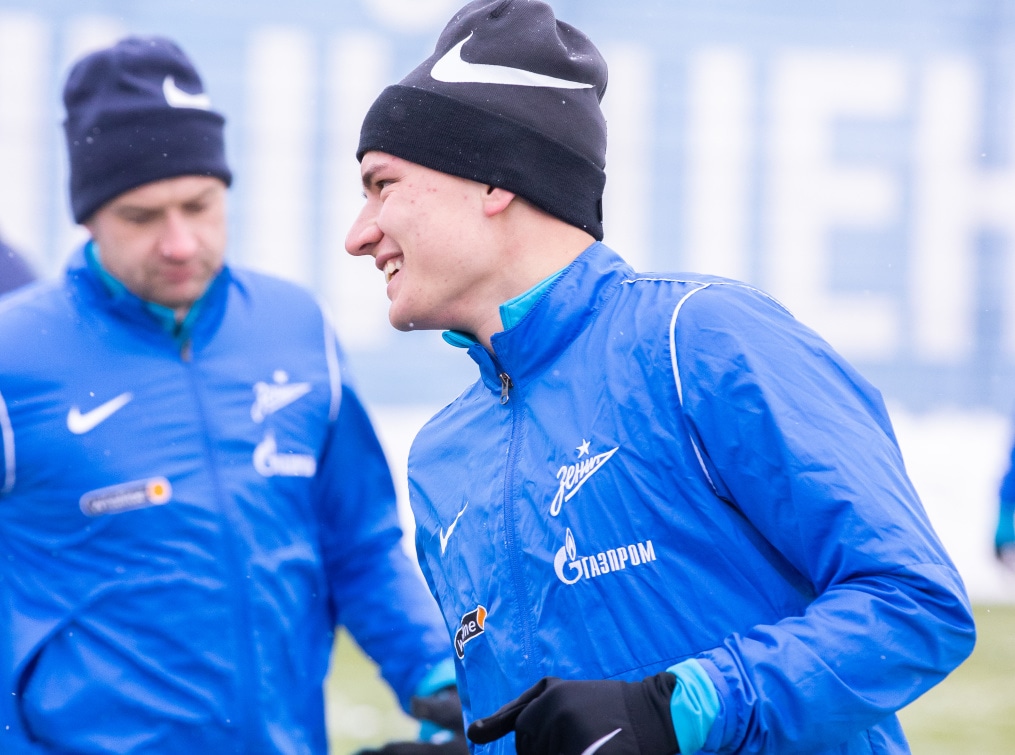 Тренировка «Зенита» перед матчем с «Ростовом»