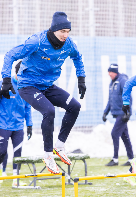 Тренировка «Зенита» перед матчем с «Ростовом»