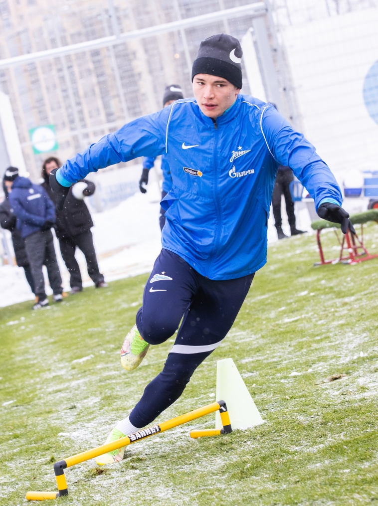 Тренировка «Зенита» перед матчем с «Ростовом»