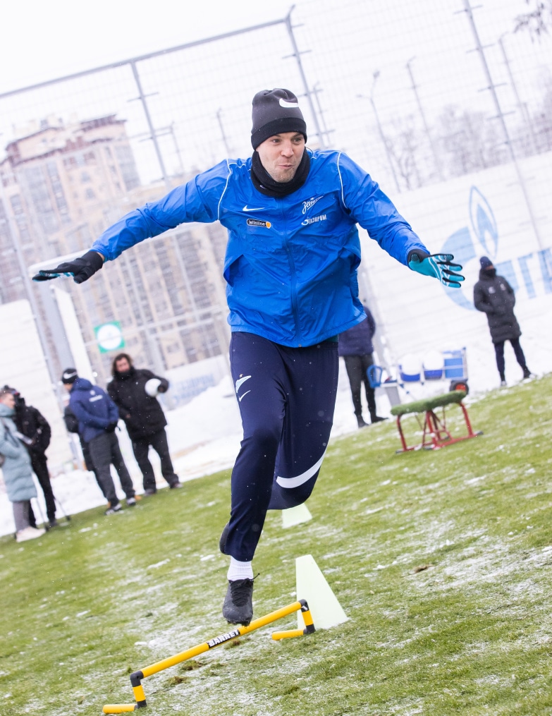 Тренировка «Зенита» перед матчем с «Ростовом»