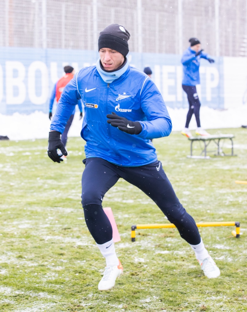 Тренировка «Зенита» перед матчем с «Ростовом»