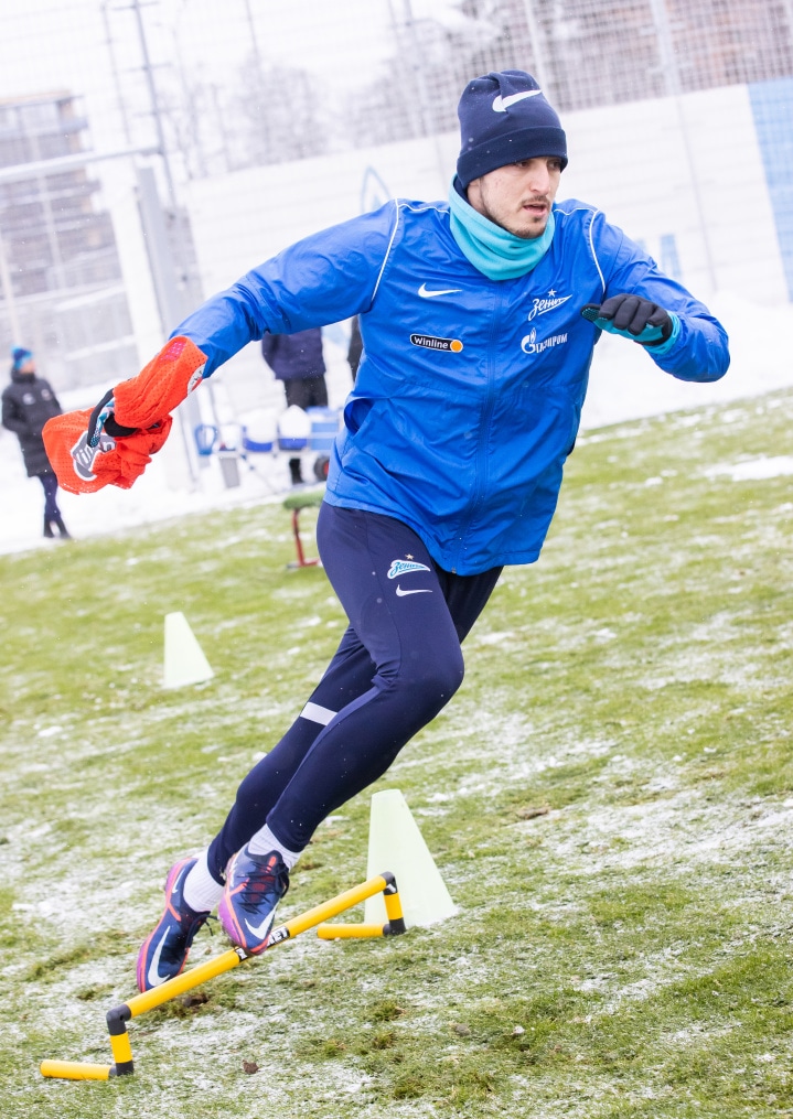 Тренировка «Зенита» перед матчем с «Ростовом»