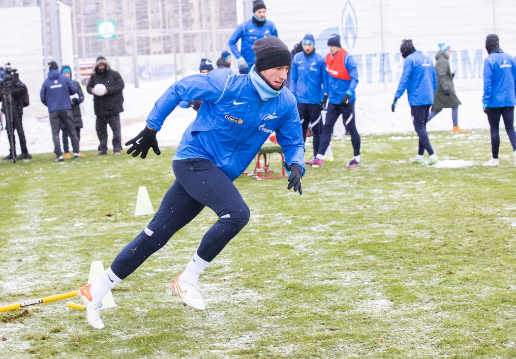 Тренировка «Зенита» перед матчем с «Ростовом»