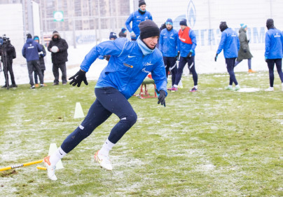 Тренировка «Зенита» перед матчем с «Ростовом»