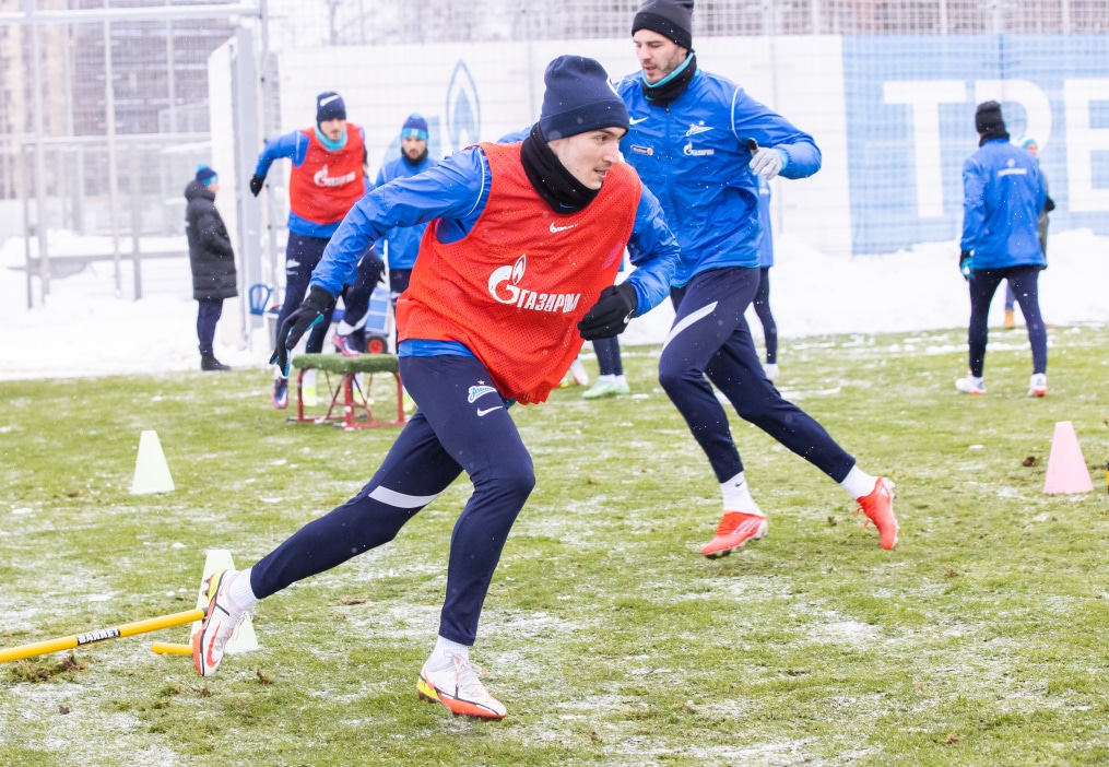 Тренировка «Зенита» перед матчем с «Ростовом»