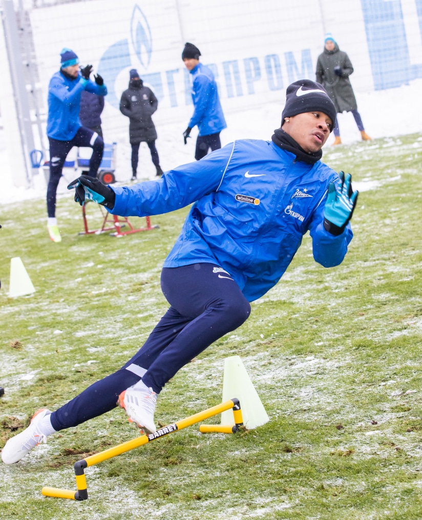 Тренировка «Зенита» перед матчем с «Ростовом»