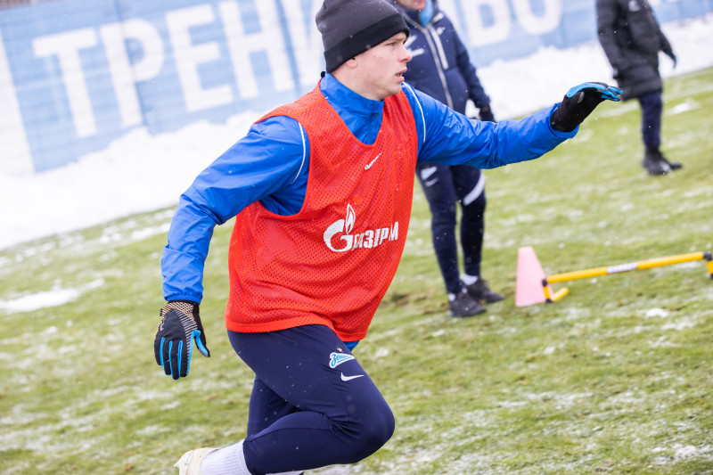 Тренировка «Зенита» перед матчем с «Ростовом»