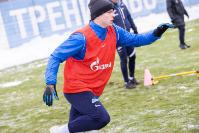 Тренировка «Зенита» перед матчем с «Ростовом»