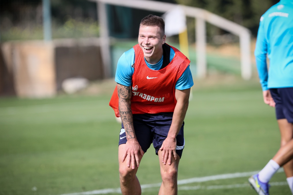 «Газпром» — тренировочные сборы в Португалии: 9 февраля, утренняя тренировка