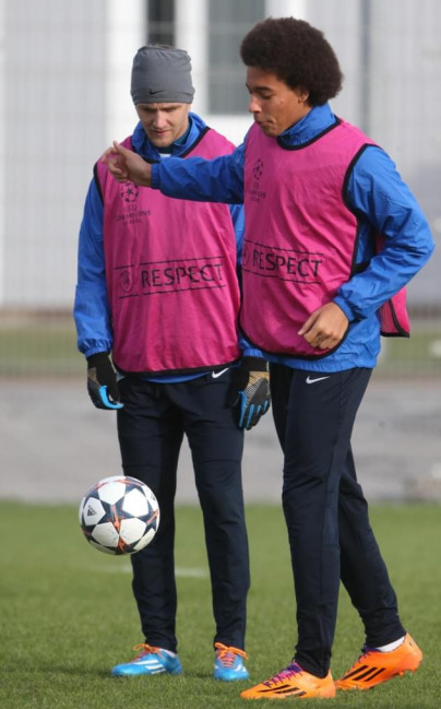 Тренировка «Зенита» перед матчем с «Боруссией»