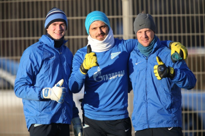 Тренировка «Зенита» перед матчем «Терек» — «Зенит»