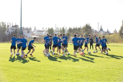 Сборы «Зенита»-м в Турции: 5 февраля, вечерняя тренировка