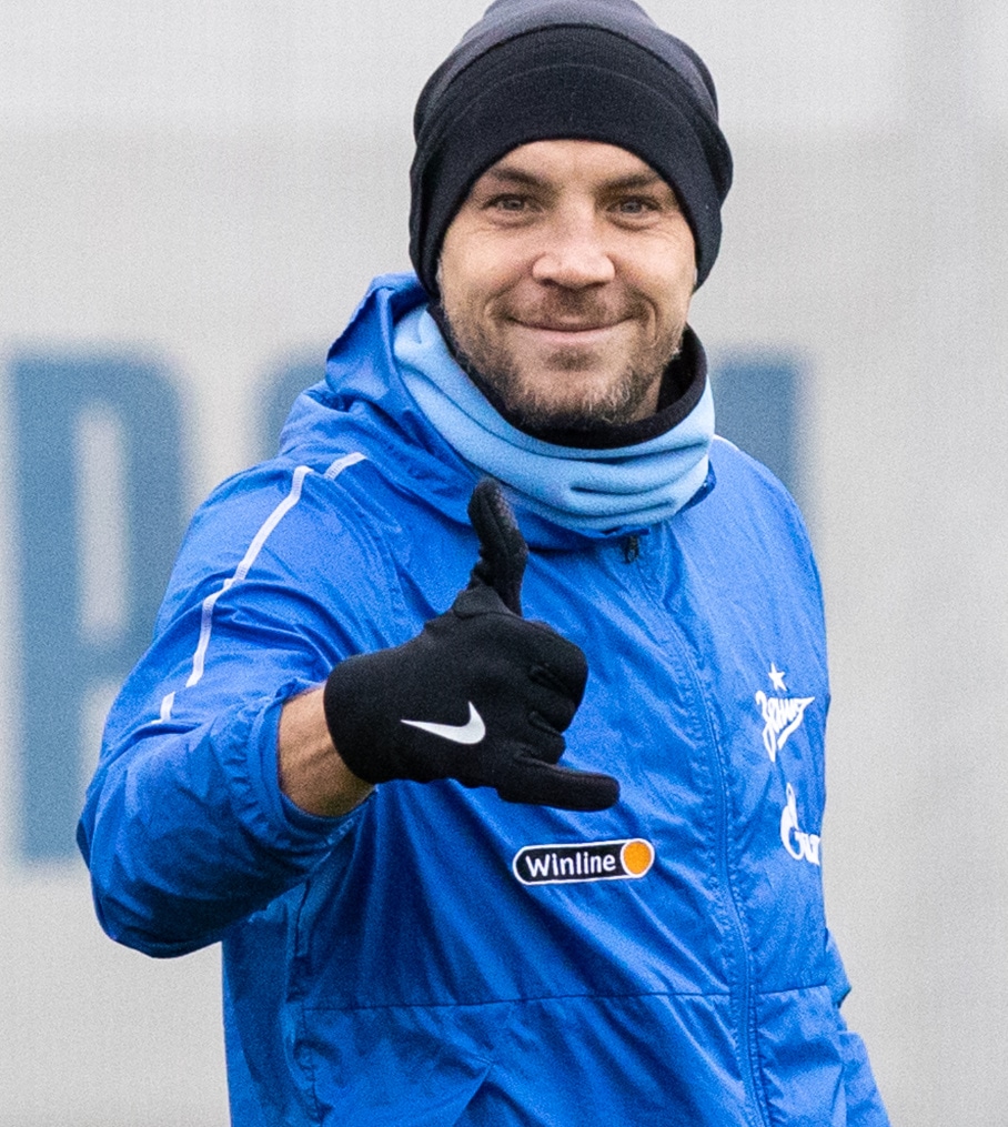 Тренировка «Зенита» перед матчем с «Ахматом»