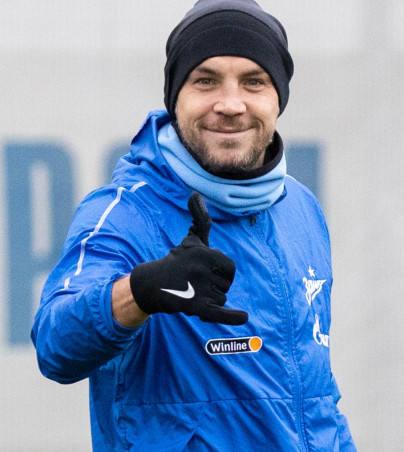 Тренировка «Зенита» перед матчем с «Ахматом»