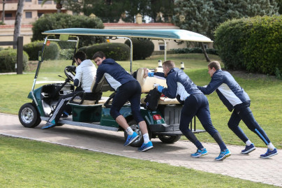 Сборы в Испании: 7 февраля, утренняя тренировка