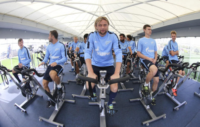 Сборы в Катаре: 17 января, утренняя тренировка