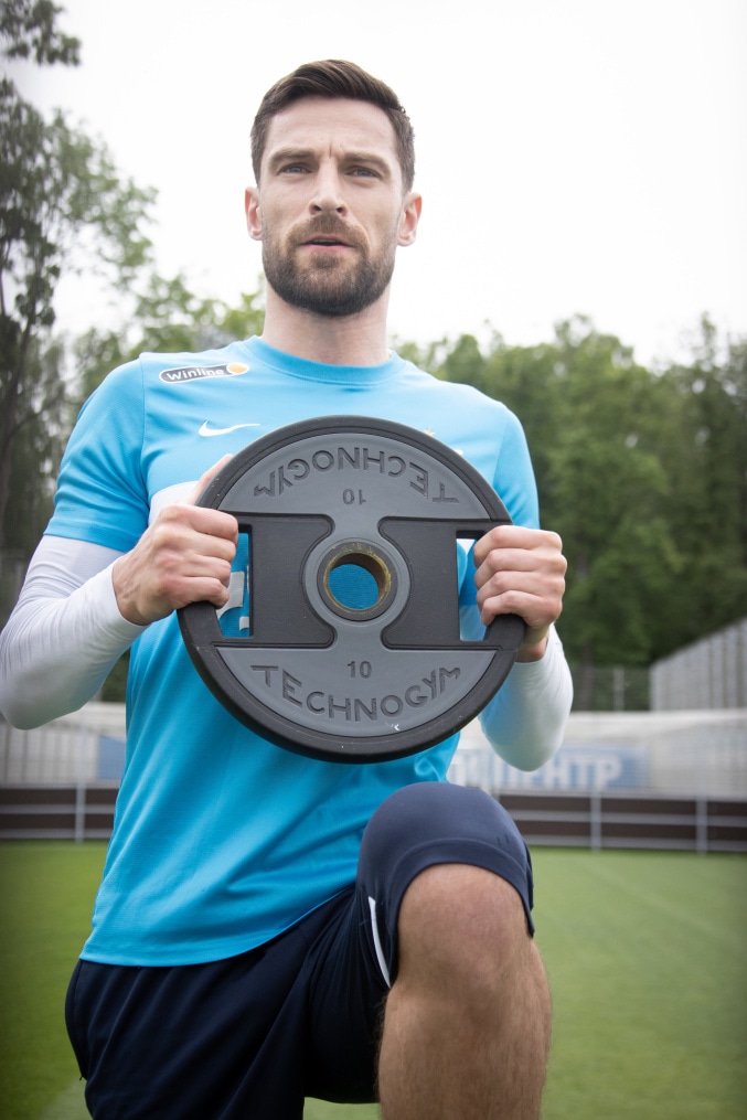 «Газпром» — тренировочные сборы в Петербурге: 14 июня, утренняя тренировка