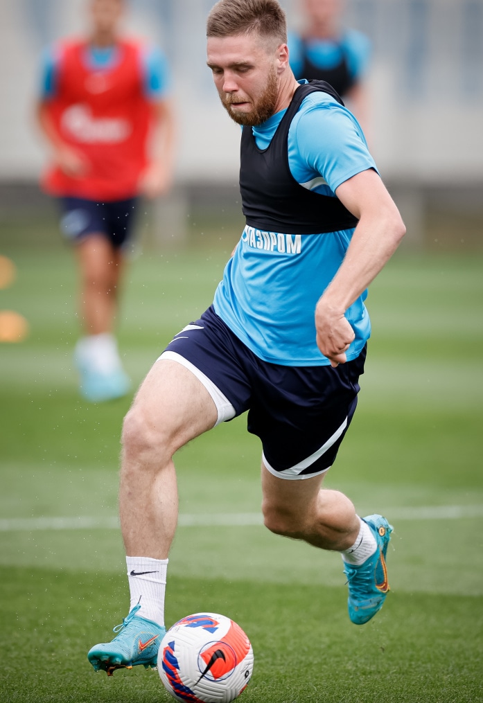 «Газпром» — тренировочные сборы в Петербурге: 14 июня, утренняя тренировка