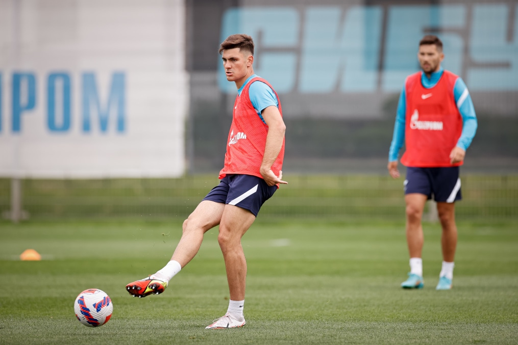 «Газпром» — тренировочные сборы в Петербурге: 14 июня, утренняя тренировка