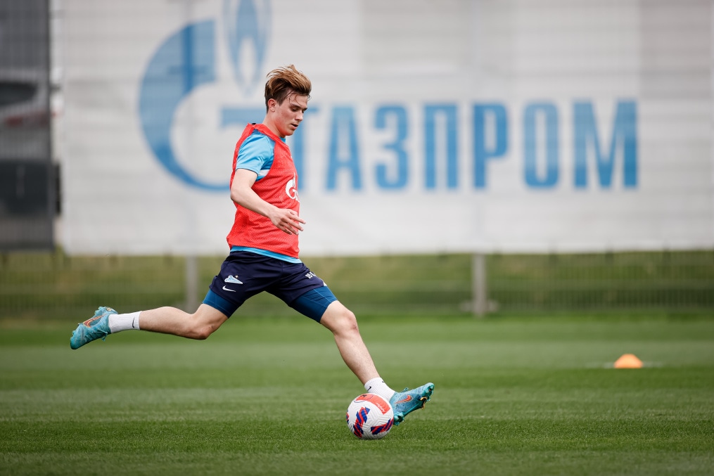 «Газпром» — тренировочные сборы в Петербурге: 14 июня, утренняя тренировка