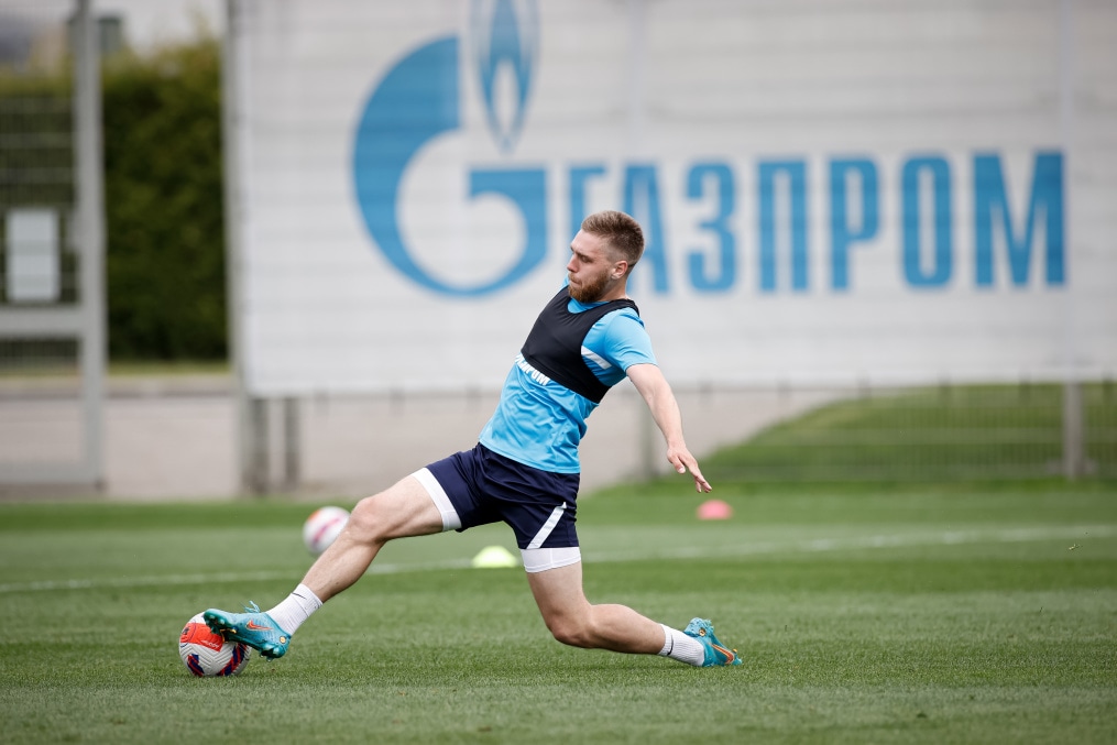 «Газпром» — тренировочные сборы в Петербурге: 14 июня, утренняя тренировка