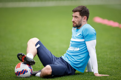 «Газпром» — тренировочные сборы в Петербурге: 14 июня, утренняя тренировка