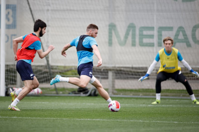 «Газпром» — тренировочные сборы в Петербурге: 14 июня, утренняя тренировка