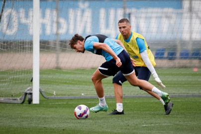 «Газпром» — тренировочные сборы в Петербурге: 14 июня, утренняя тренировка