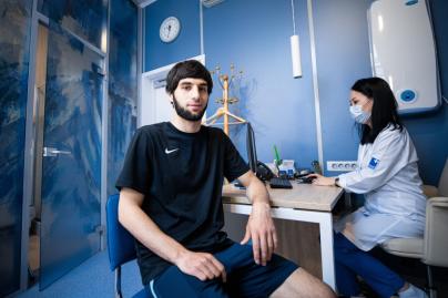 Летний медосмотр основного состава ФК «Зенит» в ММЦ «СОГАЗ»