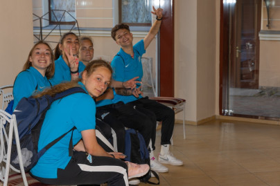 Игроки женской команды «Зенит» посетили выставку «Музыка и спорт. Движение в искусстве»