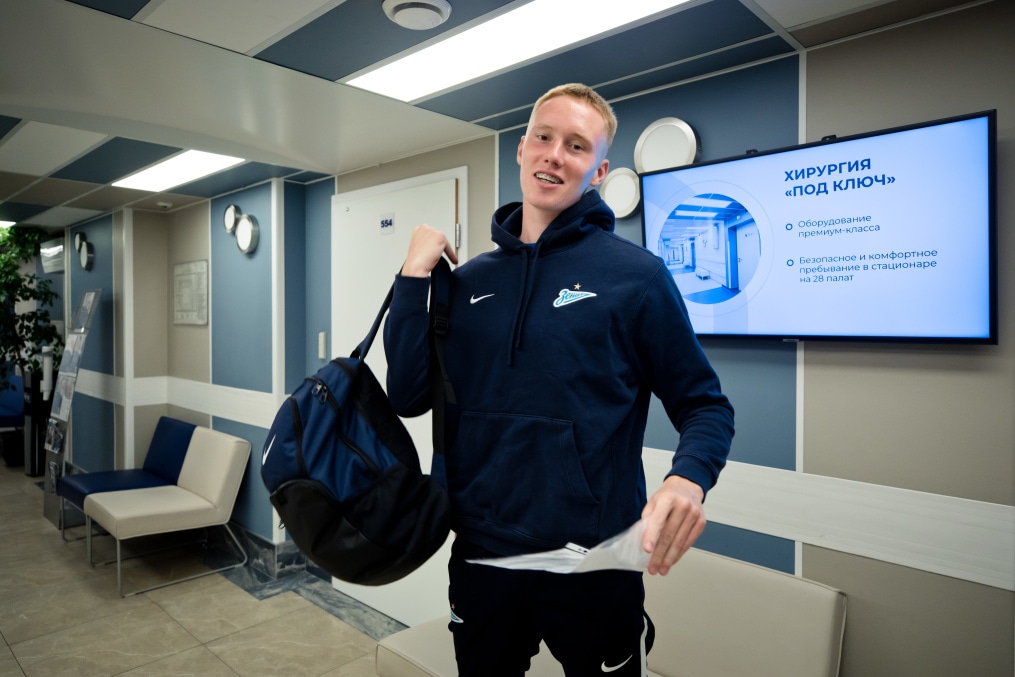 Летний медосмотр «Зенита»-м в ММЦ «СОГАЗ»