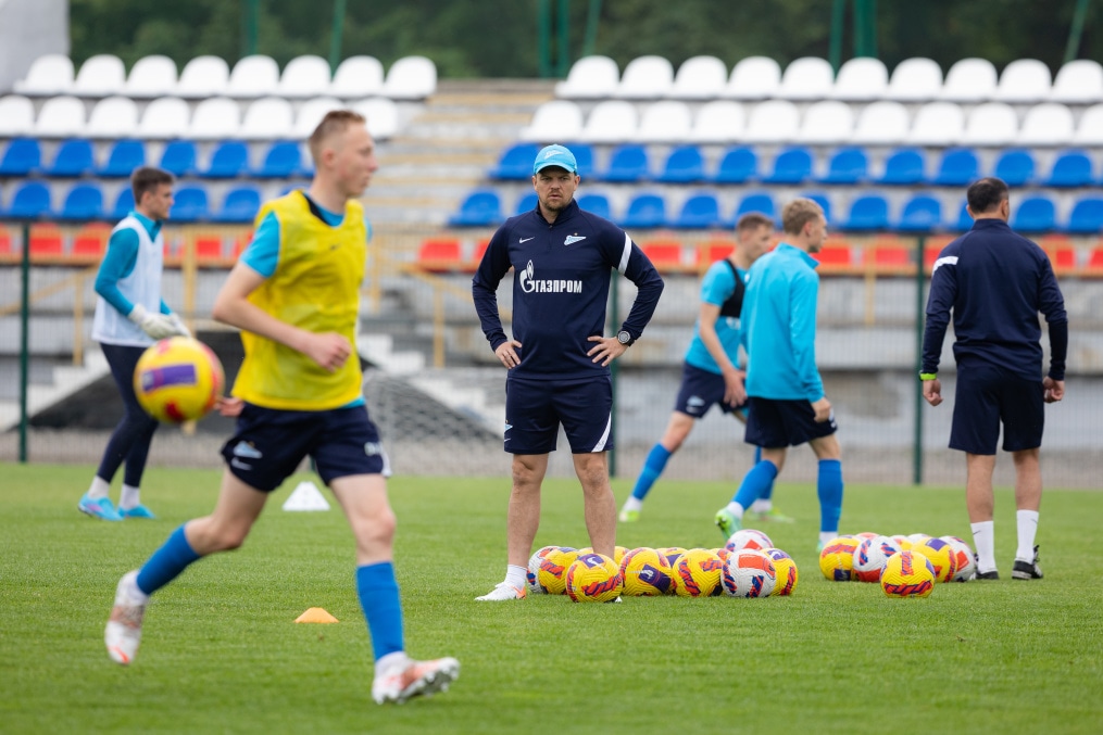 «Газпром» — тренировочные сборы «Зенита»-м в Ставропольском крае: 26 июня, утренняя тренировка