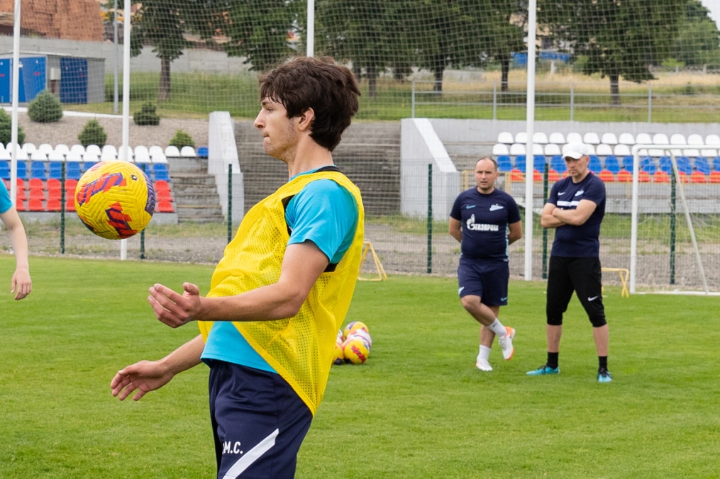 «Газпром» — тренировочные сборы «Зенита»-м в Ставропольском крае: 26 июня, утренняя тренировка