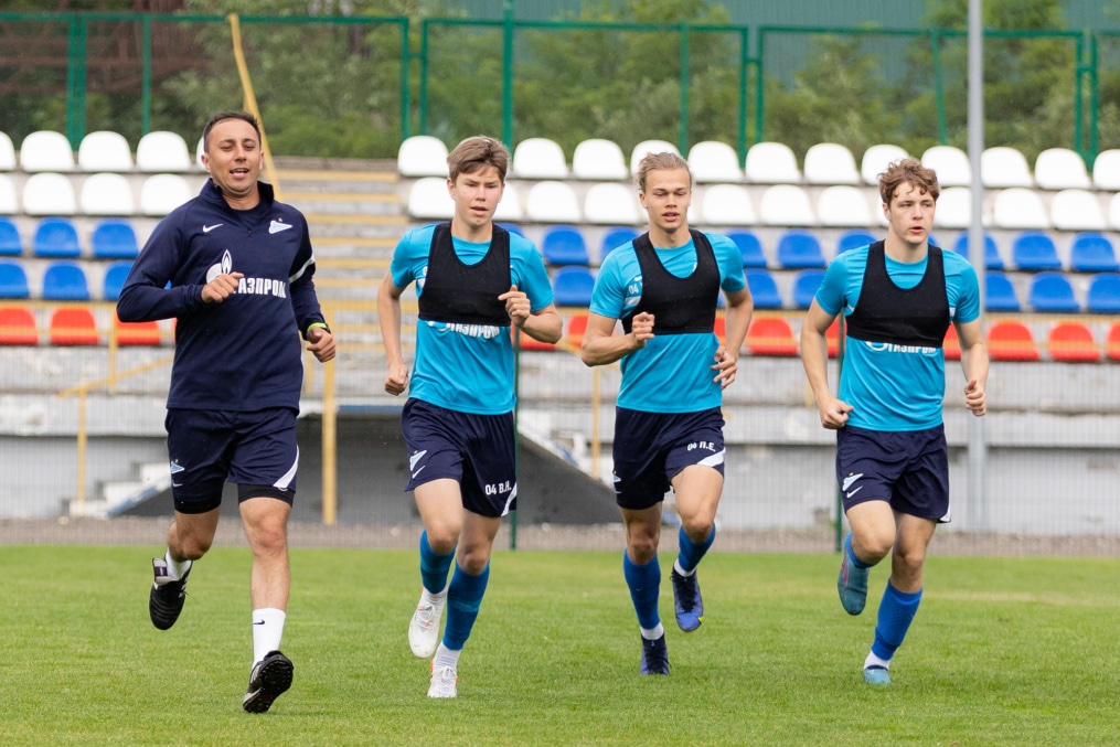 «Газпром» — тренировочные сборы «Зенита»-м в Ставропольском крае: 26 июня, утренняя тренировка