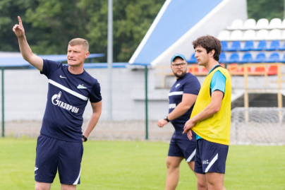 «Газпром» — тренировочные сборы «Зенита»-м в Ставропольском крае: 26 июня, утренняя тренировка