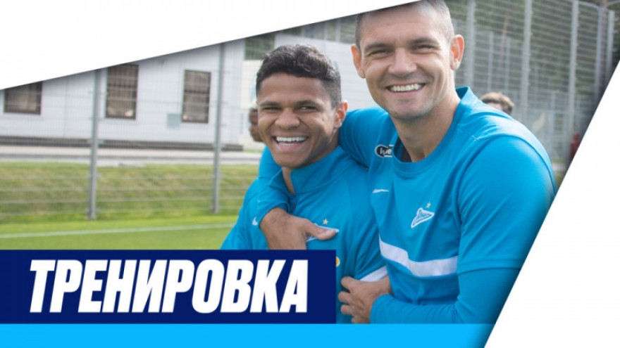 Тренировка основного состава  перед матчем «Зенит» — «Крылья Советов»