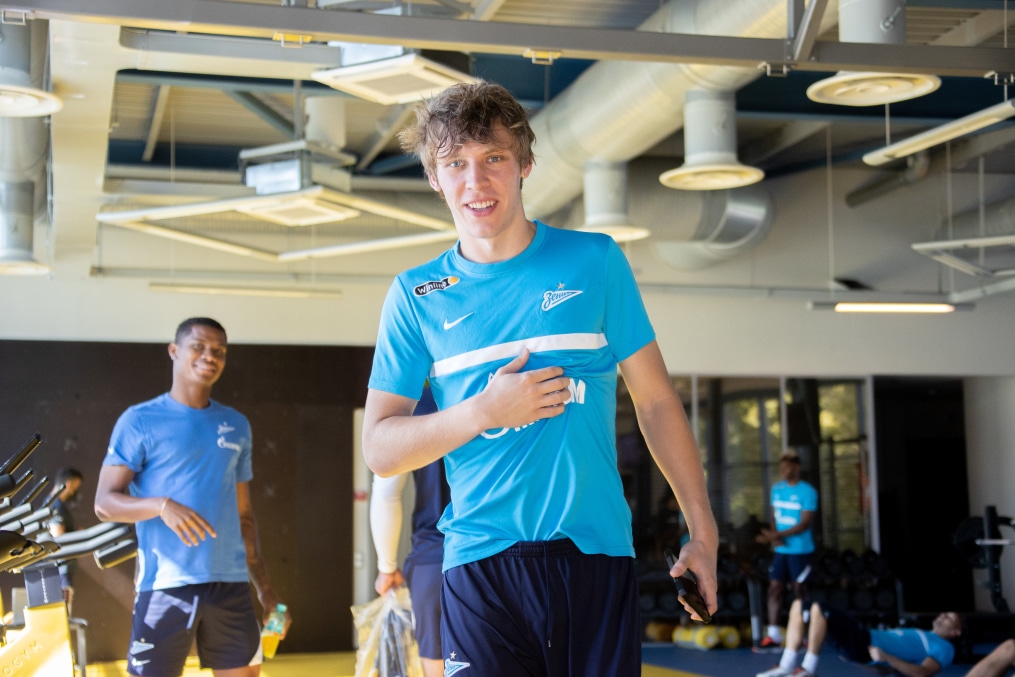 Открытая тренировка «Зенита» перед матчем с ЦСКА