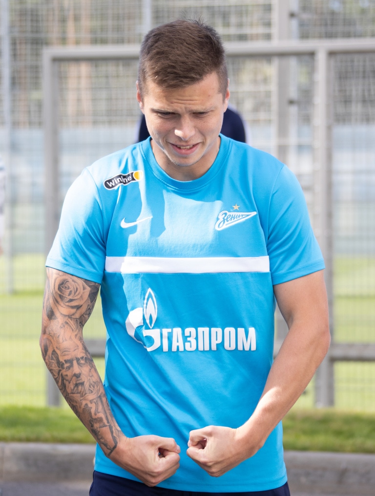 Открытая тренировка «Зенита» перед матчем с ЦСКА