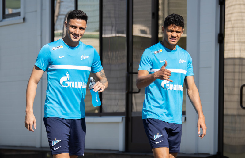 Открытая тренировка «Зенита» перед матчем с ЦСКА
