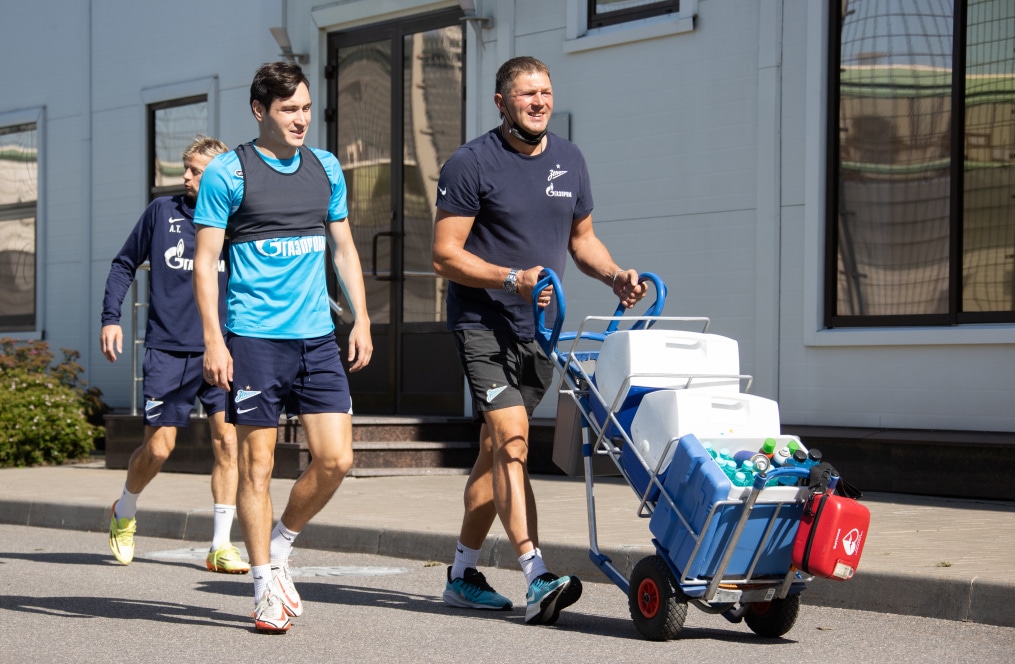 Открытая тренировка «Зенита» перед матчем с ЦСКА