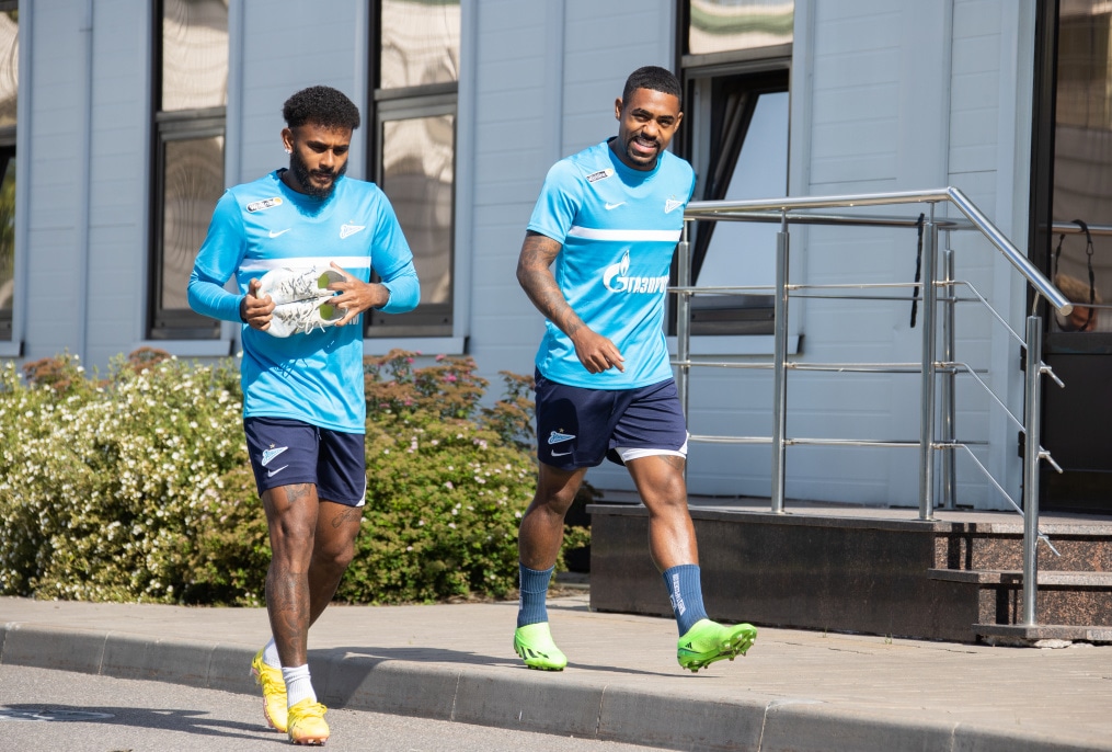 Открытая тренировка «Зенита» перед матчем с ЦСКА